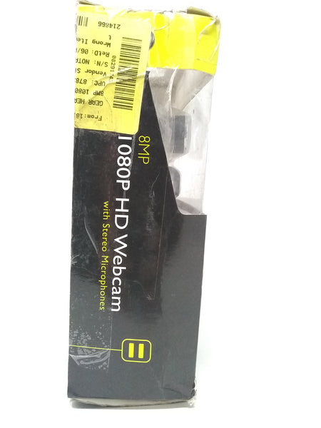 Web cam Gear Head 1080P 8MP Widescreen con microfono doble