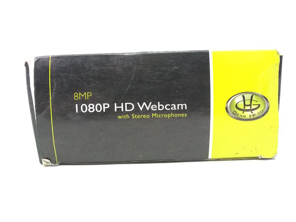 Web cam Gear Head 1080P 8MP Widescreen con microfono doble