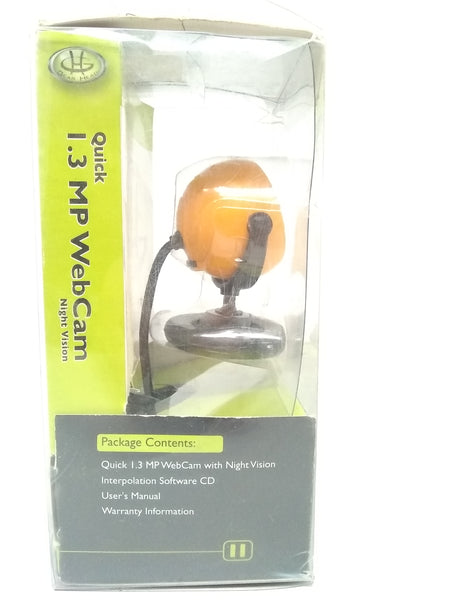 Web cam 1.3 MP con visión nocturna Gear Head WC1400YLW