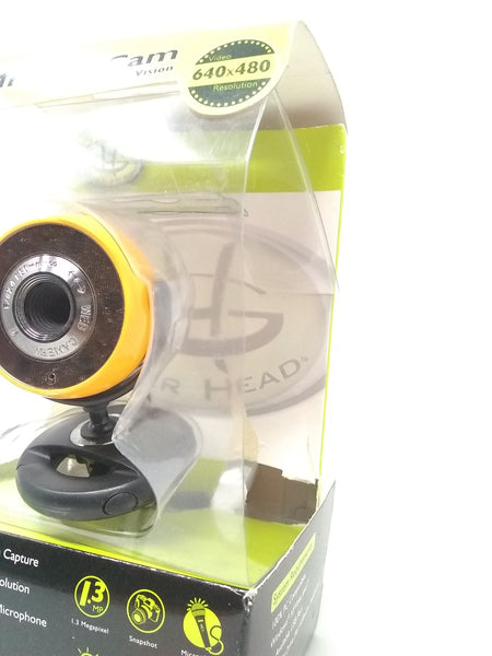 Web cam 1.3 MP con visión nocturna Gear Head WC1400YLW