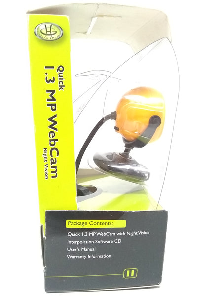 Web cam 1.3 MP con visión nocturna Gear Head WC1400YLW