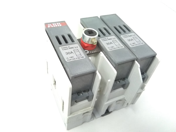 Interruptor de desconexión abierta fusible ABB OS30AJ12