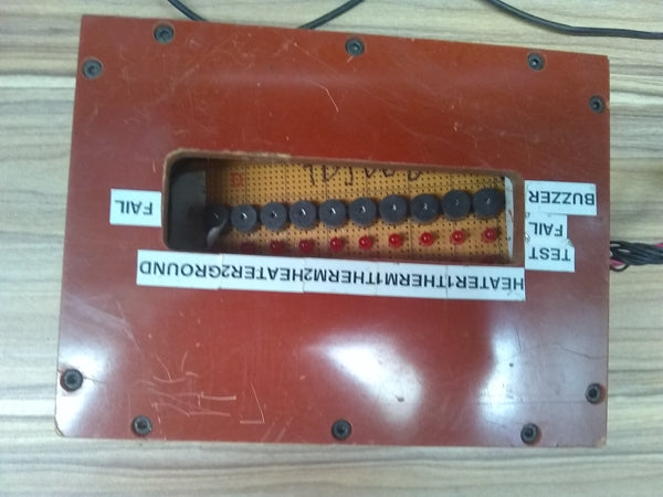 Equipo industrial base calentador y consola de prueba