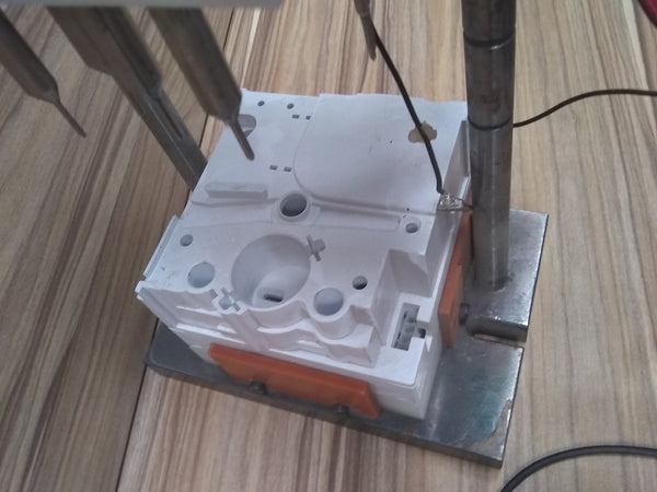 Equipo industrial base calentador y consola de prueba