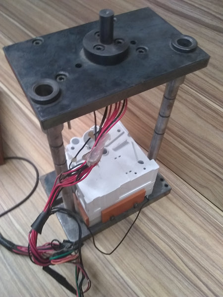 Equipo industrial base calentador y consola de prueba