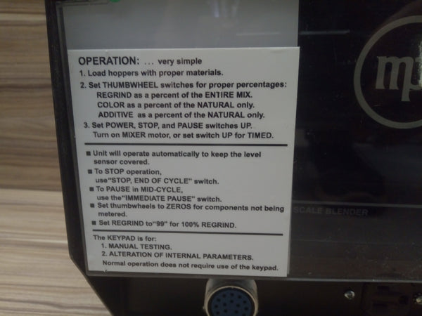 Modulo Control Bascula Mezcladora Peso Mpi Maguire Wsb-221