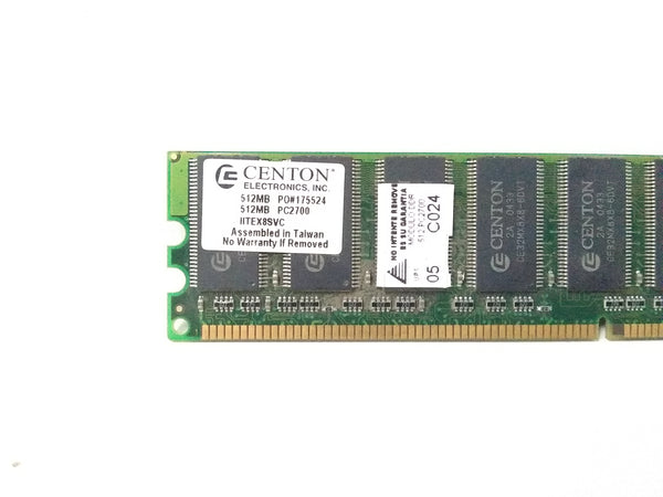 Módulo de memoria Centon IITEX8SVC 512 mb