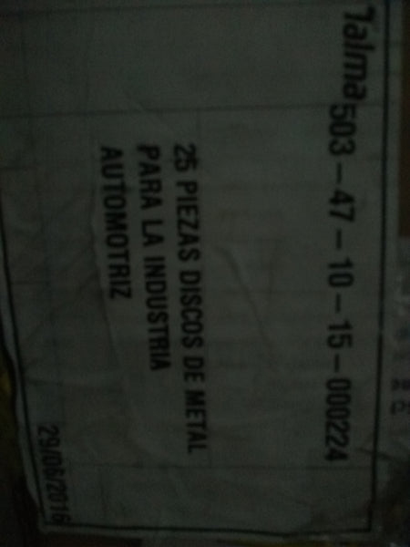 Discos de clutch genérico 13cms diametro sin marca