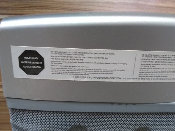 Trituradora de papel marca Aurora modelo AS650CM