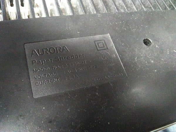 Trituradora de papel marca Aurora modelo AS650CM