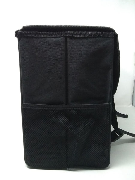 Maletín Hielera Bolsa Negro Con Divisiones 47cm X 29cm X 18cm
