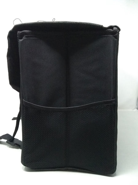 Maletín Hielera Bolsa Negro Con Divisiones 47cm X 29cm X 18cm