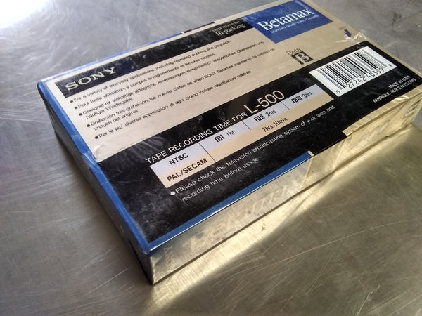 Video cassettes Sony Betamax L-500