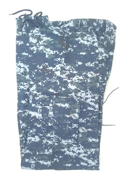 TrajeTáctico Militar Camuflaje Azul Pixelado 2 pza XS
