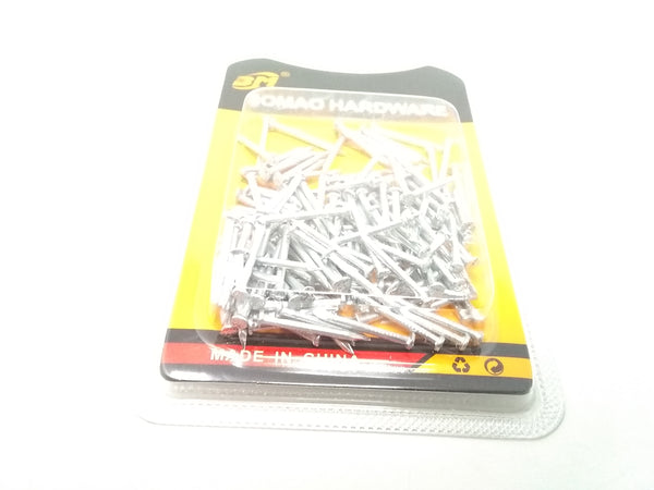 blíster con 1.35 pzas de Clavos Galvanizados Bomao Hardware 20x1.7MM  peso  70g