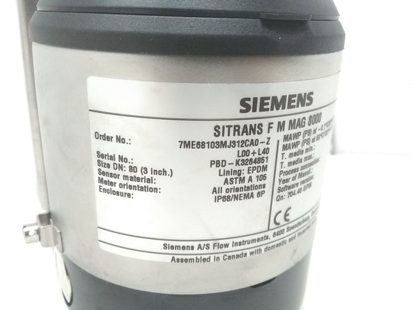 Transmisor Siemens Sitrans F M Mag 8000 7me68103mj312ca0-z