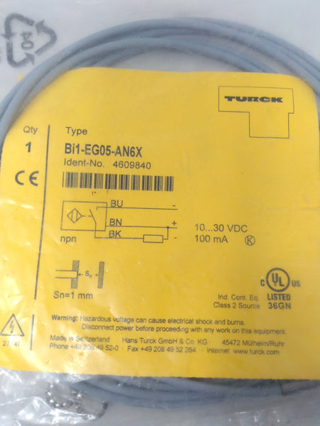 Bi1-EG05-AN6X SENSOR INDUCTIVO DE PROXIMIDAD de 1MM