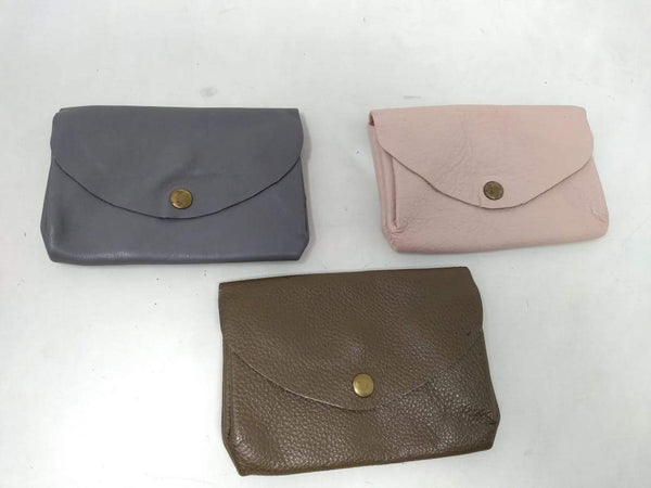 Cartera Billetera Bolsa Para Mujer De Piel Varios Colores