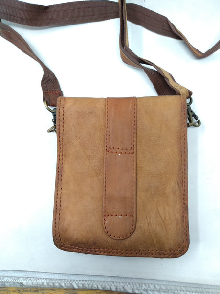 BOLSA CHICA BANDOLERA MARICONERA DE PIEL PARA HOMBRE