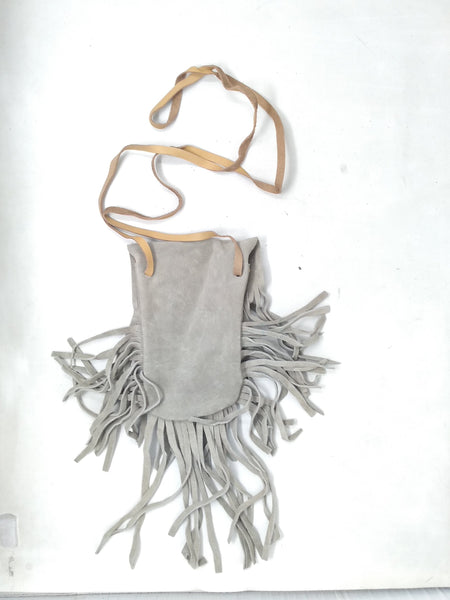 Bolsa Cartera De Gamuza Piel Con Flecos Para Mujer