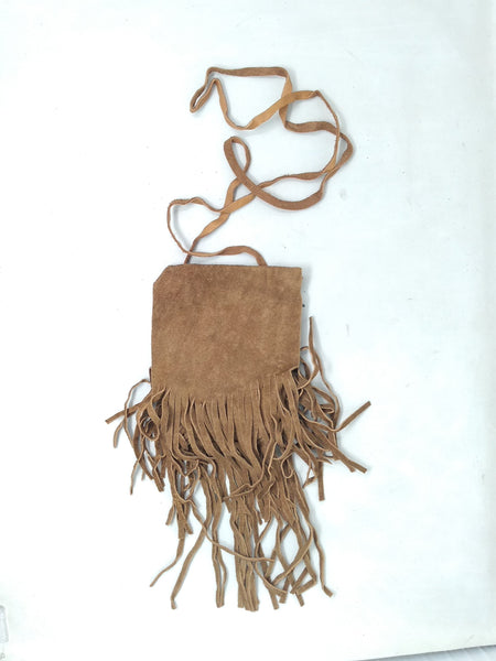 Bolsa Cartera De Gamuza Piel Con Flecos Para Mujer
