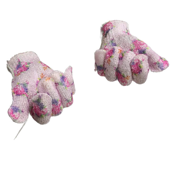 20 Par guantes de baño exfoliantes Avon Flores
