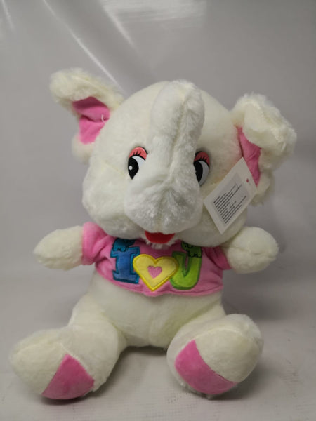 Elefante juguete De Peluche Corazon San Valentin 30 Cm
