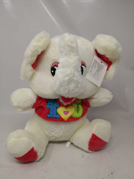 Elefante juguete De Peluche Corazon San Valentin 30 Cm