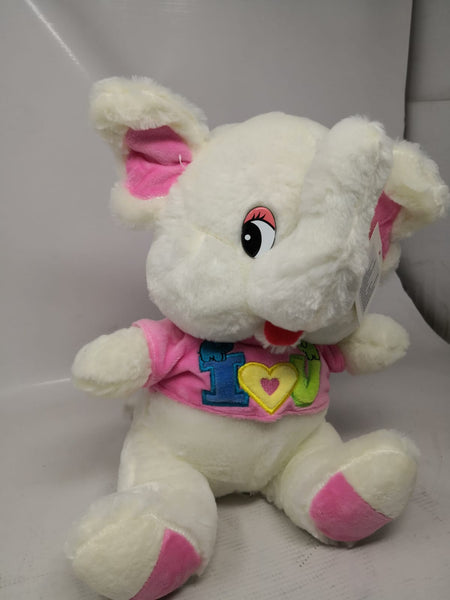Elefante juguete De Peluche Corazon San Valentin 30 Cm