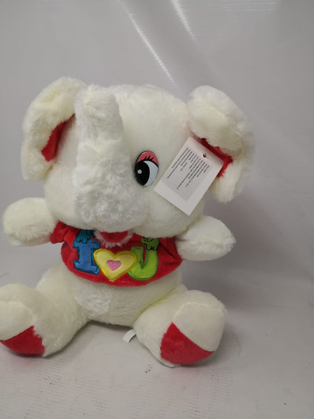 Elefante juguete De Peluche Corazon San Valentin 30 Cm