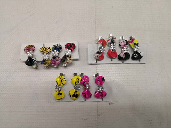 BROCHES MOÑO PARA CABELLO MUJERES  NIÑAS PAQ 48 PZA SURTIDO