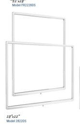 Porta letrero Marco control multitud publicidad 55x71cm