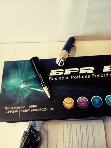 Camara Pluma Espia Oculta Bpr 6 Recargable