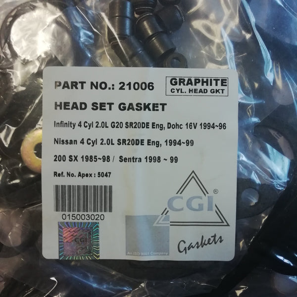 Empaque Juego Juntas De Motor Infinity Nissan