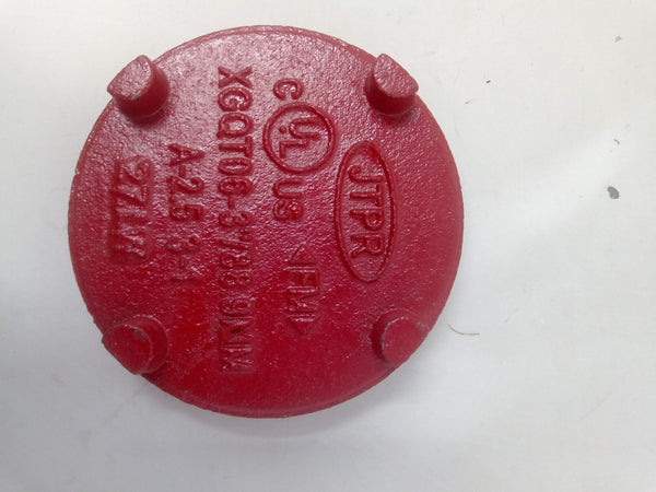 CONTRA INCENDIOS  3  TAPÓN PARA TUBERIA RANURADA de  3” XGQT06