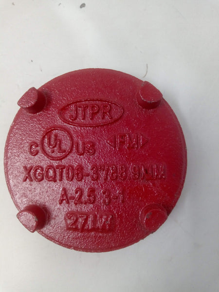 CONTRA INCENDIOS  3  TAPÓN PARA TUBERIA RANURADA de  3” XGQT06