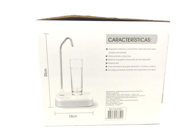 Dispensador Automático De Agua Link Bits Recargable Fa005ec