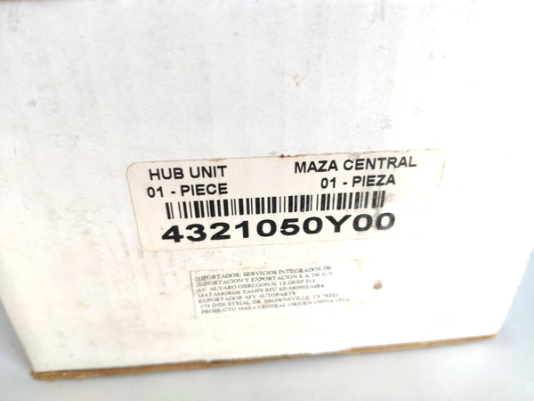 Maza central para Nissan 4321050Y00