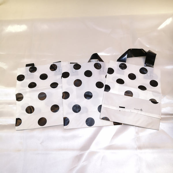 10 Bolsa De Regalo De Plastico Chica  Reforzada Boutique Reciclable