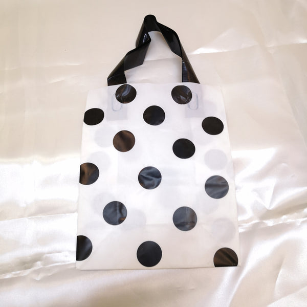 10 Bolsa De Regalo De Plastico Chica  Reforzada Boutique Reciclable