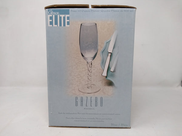 Juego de 4 copas champagne Gibson elite tipo flauta 300ml