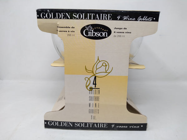 Juego de 4 copas Gibson solitaire tipo globo 266ml