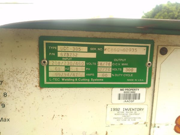 Maquina planta para soldar linde-305 220V 1 fase