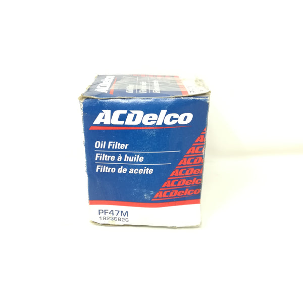Filtro de aceite Acdelco pf47m vehículos Chevrolet