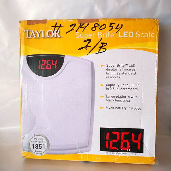 Bascula digital Taylor peso corporal 158 kilos