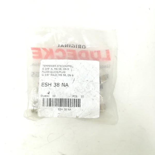 10 Conector rápido Neumatico rosca G 3/8 Lodecke ESH 38 NA