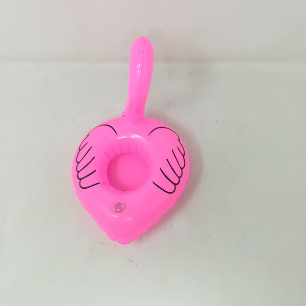 10 Inflable Portavasos Flamingo Rosa Para Alberca Despedida Soltera