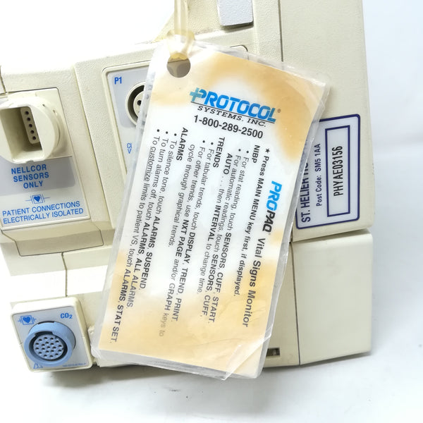 Monitor de signos vitales propaq 106 EL Protocol Systems