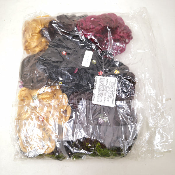 Chongo Dona Para Cabello Postizo Paquete Tonos 12 Pzas