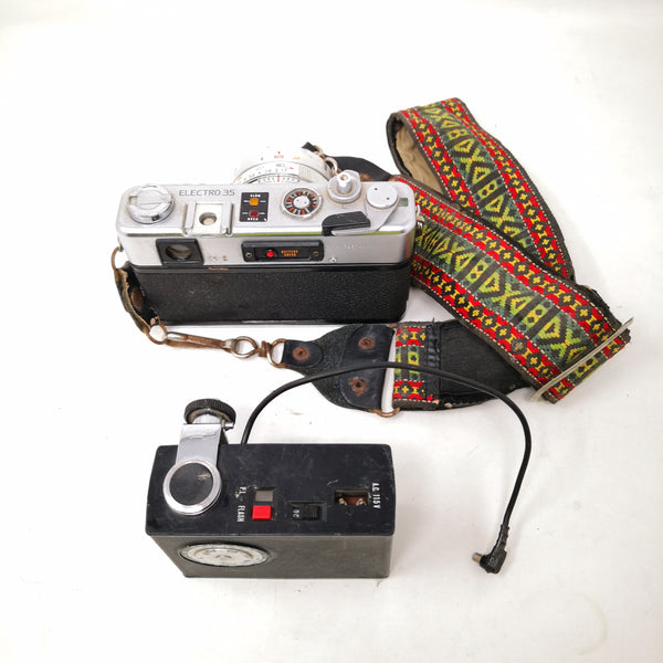 Cámara Antigua Usada Gsn Electro 35 Flash Yashica Pro-5